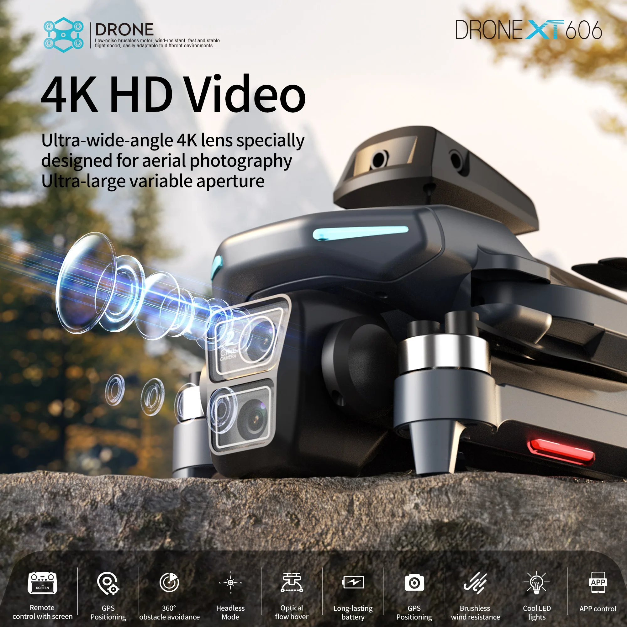 Lenovo XT606 Drone Professiona - Drone Camera Thermal 리뷰 및 가격