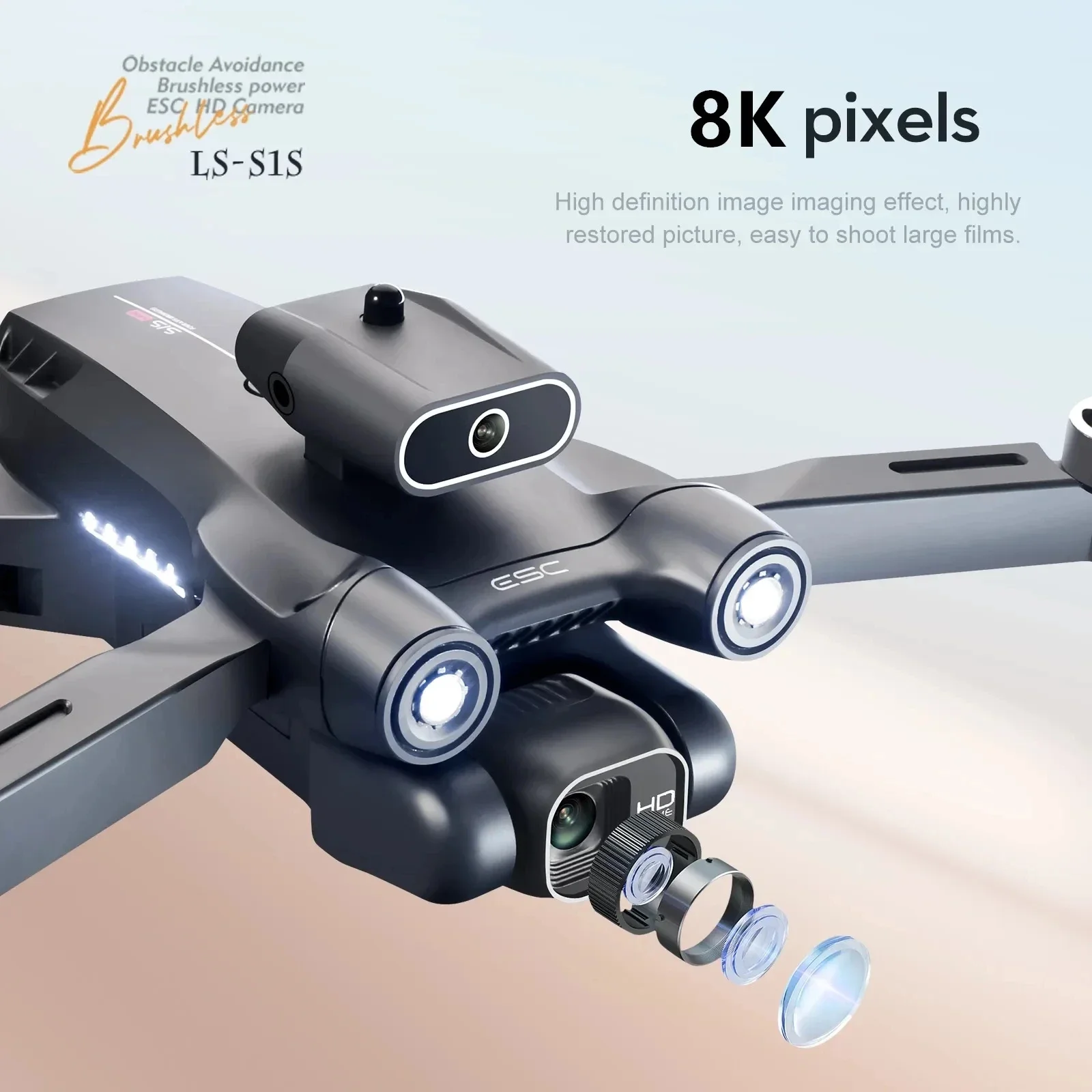New S1S 5G GPS Drone Camera 8K - Drone Camera Professional 리뷰 및 가격