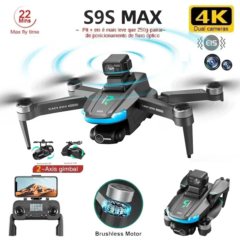 NEW S9S MAX MINI Drone 4K 2-Ax - Drone Camera With Gimbal 리뷰 및 가격