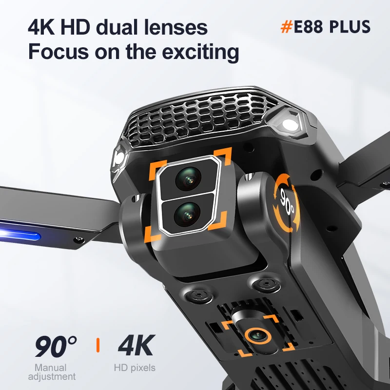New E88 Plus Quadcopter Drone: - Drone Camera Hd 리뷰 및 가격