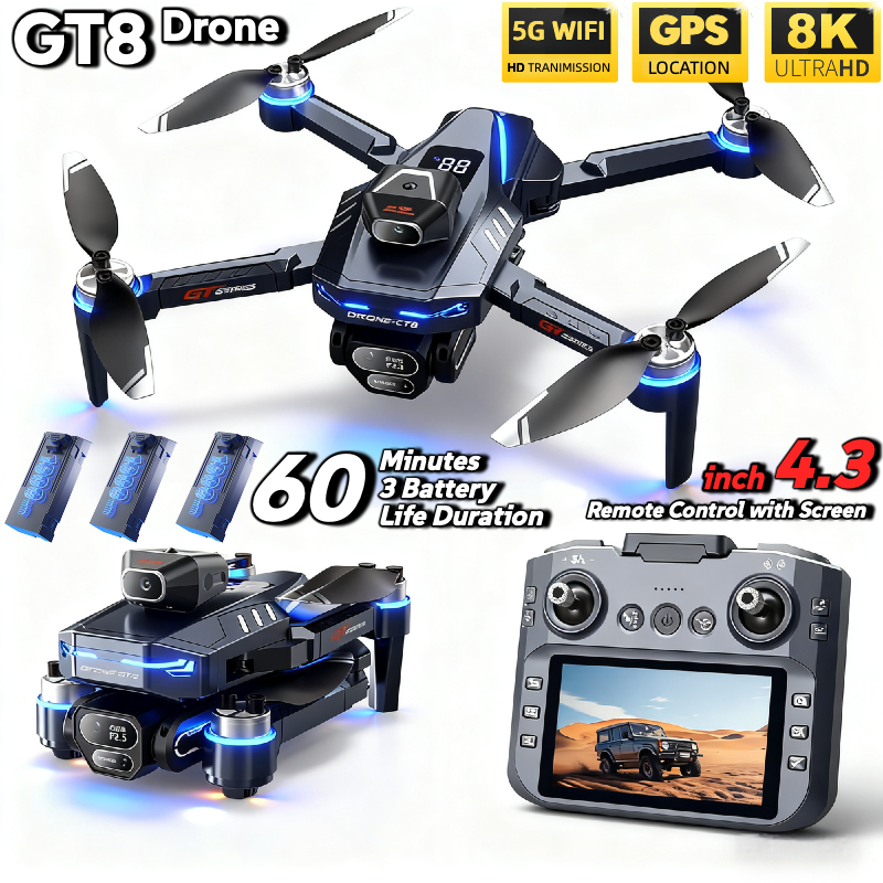For Genuine GT8 Drone 4K Profe - Drone Camera Thermal 리뷰 및 가격