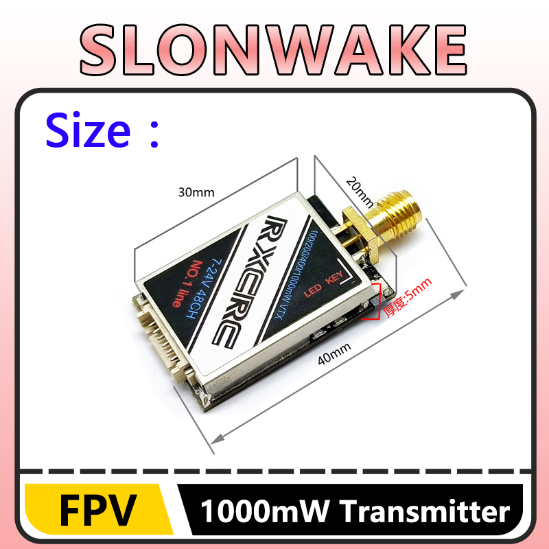 SLONWAKE  5.8G 48CH 1W VTX 100 - Drone Camera Lens 리뷰 및 가격