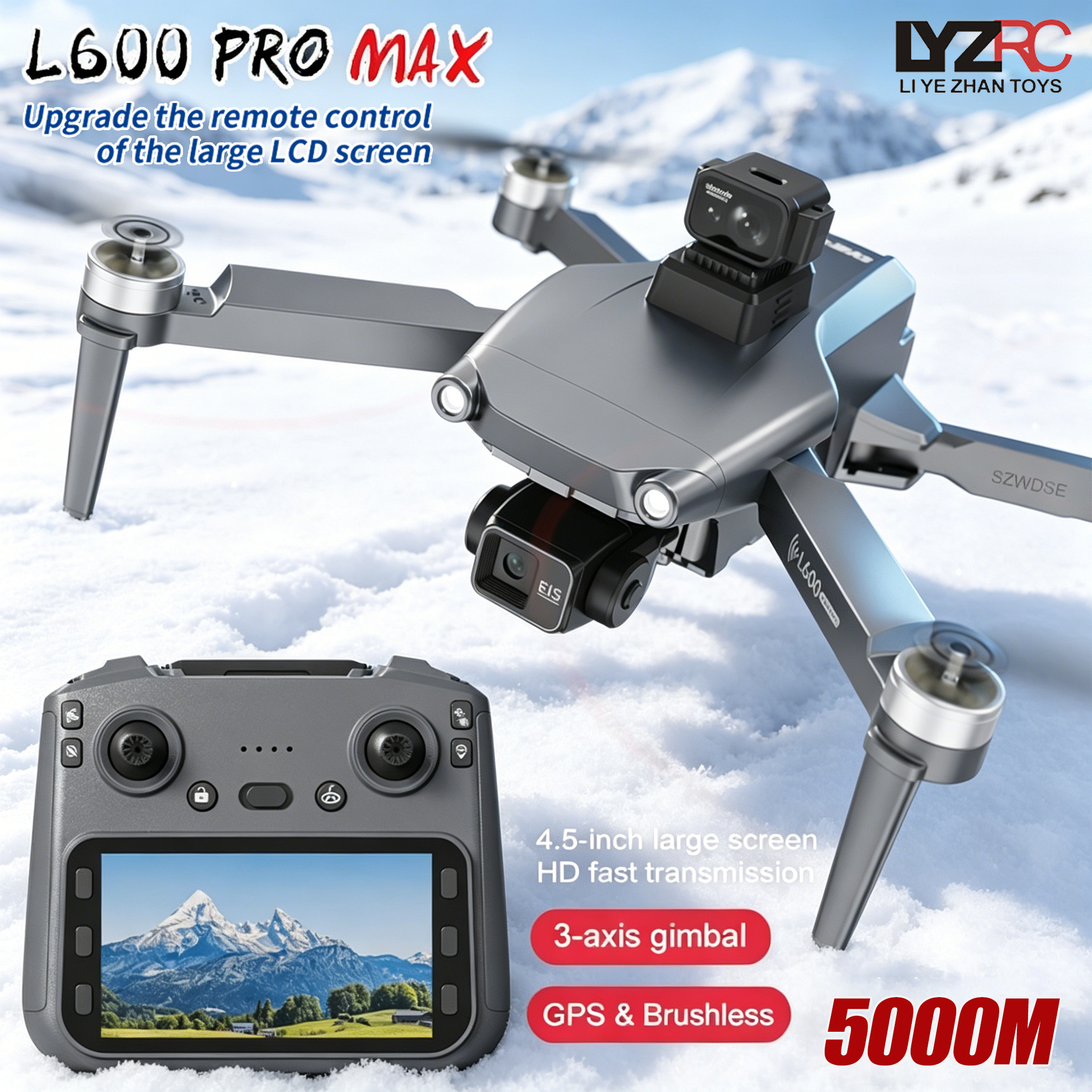 L600 MAX GPS Drone Professiona - Drone Camera With Gimbal 리뷰 및 가격