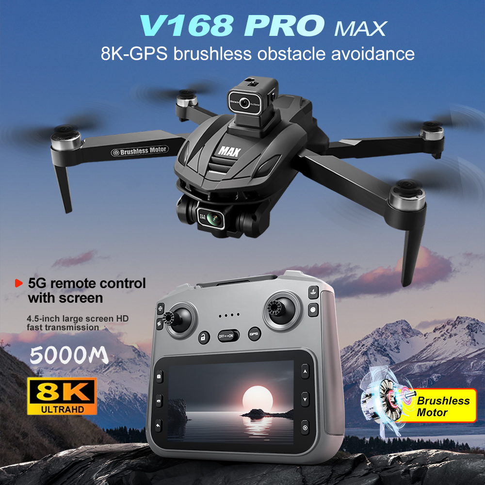 V168 PRO Max GPS Drone 8K Prof - Drone Camera 4K 리뷰 및 가격