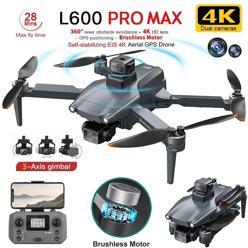L600 PRO MAX GPS Drone Profess - Drone Camera With Gimbal 리뷰 및 가격