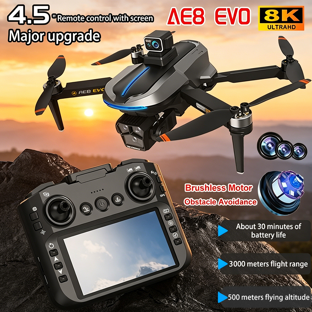 AE8 EVO Drone 4K Professional  - Drone Camera Night Vision 리뷰 및 가격