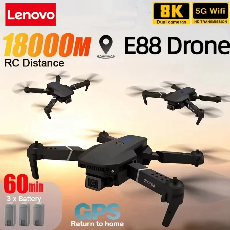 Lenovo New E88 Pro WIFI FPV Dr - Drone Camera Wide Angle 리뷰 및 가격