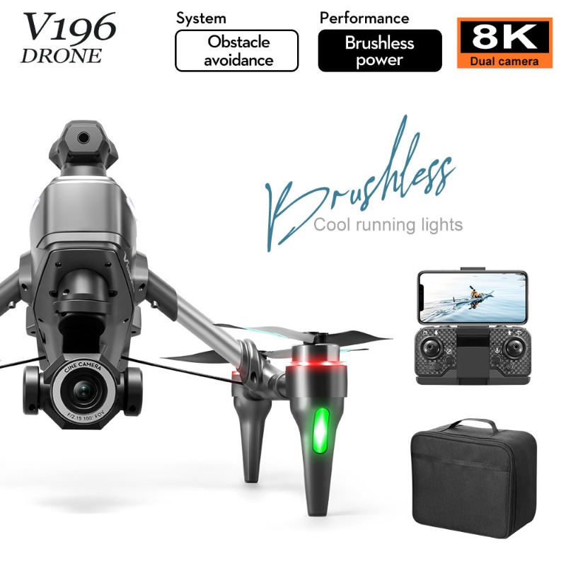 2025 V196 Automatic Obstacle A - Drone Camera With Gimbal 리뷰 및 가격