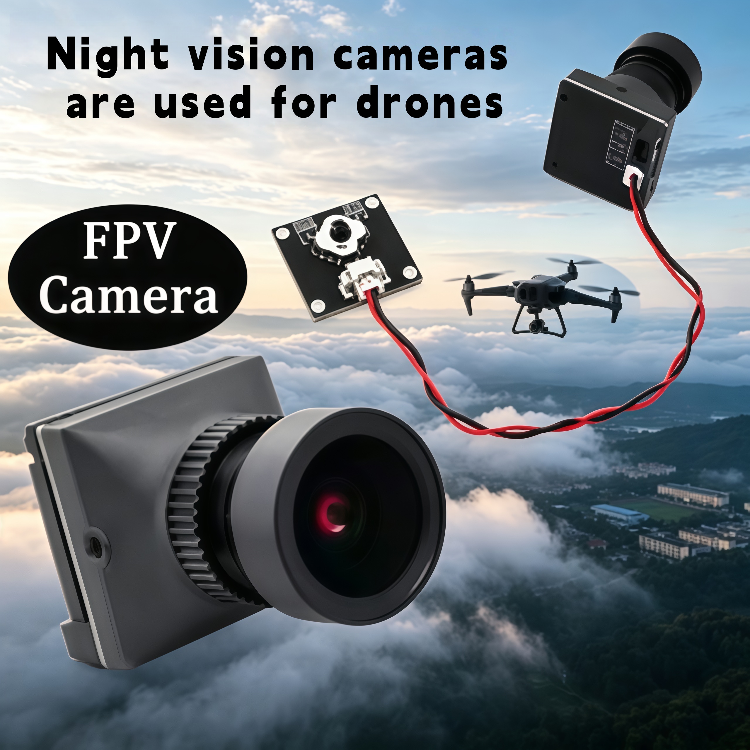1500TVL HD CADDX Snail FPV Cam - Drone Camera Night Vision 리뷰 및 가격