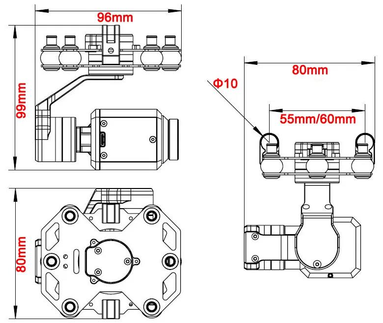 Tarot TL3T20 3-axis Gimbal 640 - Drone Camera Thermal 리뷰 및 가격